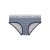 维多利亚的秘密（Victoria's Secret） 棉质舒适内裤logo腰带低腰包臀女士三角裤 5QLS蓝色印花-0424 XS