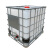 吨桶全新加厚塑料方桶1000L1吨 IBC集装桶500L化工桶储水桶柴油桶 全新白色800L