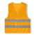 背心铁路工务段反光马甲网布透气施工地市政工作服可 魔术贴橙色-S70