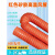 盖乐多红色耐高温风管硫化硅矽胶管耐热风管排气管钢丝软管通风管 加厚硫化管内径19mm(2米一条)
