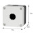 德力西LAY5s-HZ 按钮盒1孔 2孔 3孔 急停防水按钮开关盒 3孔白面盖(按钮盒)