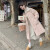 露依姬羽绒服品牌前十名设计感女感2023新款冬季外套直筒白鸭绒拼接甜美 粉色升级加厚款 XS
