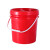 塑料桶带盖密封海蜇小桶子白色大胶水桶5L25L 10L黑色