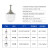 LED防爆灯工厂车间照明工矿厂房仓库灯隔爆型灯灯罩加油站专用灯 200型防爆灯罩标配20W超亮e27灯