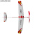 HapeP1B-0橡皮筋动力滑翔机DIY拼装航模比赛橡筋滑翔机模型玩具 中国龙+国产中橡筋1.15米+泡沫