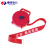 博铭达 电力安全警示带可重复使用帆布警戒线施工隔离带手提盒 红带 注意安全 30米