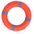 大人救生圈CCS认证船用塑料加厚专业实心防汛成人儿童救生圈2.5kg 25kg国标加厚款（晶格反光带）