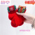 蓝诺猫圣诞袜红色宝宝纯棉立体公仔可爱筒袜红新年袜 米奇福（纯棉）侧面 S码（0-1岁）8-11厘米