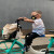 共享单车坐板共享电单车公共自行车儿童宝宝座椅前置便携折叠坐板 1号直板 收藏加购送脚踏带