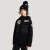 迪桑特（DESCENTE）冲锋衣儿童滑雪系列SKI REPLICA男女童同款针织上衣外套 BK-BLACK 140