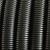 定制适用黑色PVC防火阻燃塑料波纹管电线电缆穿线软管电工绝缘套管可开口 国标AD25-50米（加厚型） 外径25内径20m