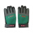 防护手套结实耐用防滑户外防护工作电工木工工具园艺透气手套 绿色无标 XL