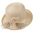 未知鱼点女帽子夏季大气上档次50岁网纱花朵卷边礼帽透气盆帽遮阳凉帽 白色 M(56-58cm)