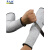 防割护臂 玻璃厂搬运通用护腕袖套 肘部防刀划木工劳保护具 40cmHPPE防割护腕拇指款