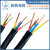 起帆电缆线 YJV2 3 4 5芯*1/1.5/2.5/4/6平方 铜芯黑色充电桩硬线 黑色11米起卖剪断不退换硬
