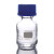 定制 schott肖特瓶螺口蓝盖瓶透明透明丝口蓝盖试剂瓶25 50 100ml德国肖特瓶 50ml德国肖特瓶