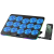 赫致（HEZHI）笔记本散热器底座水冷静音手提电脑降温风扇支架板垫游戏本适用联想拯救者华硕天选外星人RGB手机 15核RGB冰封版(11500转静音降温神器)