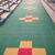 海斯迪克 悬浮地垫 地毯 地板 拼接塑料镂空防滑脚垫 单块25*25cm绿色 HKT-619