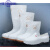 双星卫生靴白色雨鞋厂工作雨靴防滑防油劳水鞋胶鞋 221女加棉款 标准码 36