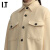 AMIPARIS IT 女装宽松衬衫式毛呢夹克新款简约质感纯色呢子外套226016XL YEL/黄色 XXS