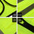 反光背心马甲安全服印字应急救援驾驶员骑行环卫建筑工地交通施工 加厚荧光绿晶格反光条多口袋