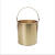 防爆一体成型铝制黄铜带盖石油化工废料储存桶手提水铝桶 铜桶直形10L无盖一体成型