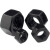 达尼胜  螺母黑色碳钢发黑外六角螺母 六角螺丝帽GB6170 M30（8.8级） 50颗 