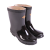 双安 绝缘靴 BX251 黑色 43码 25KV 中筒橡胶靴 电工防触电雨靴 耐磨防滑