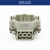 矩形重载连接器6芯10芯16芯24芯高底座航空插头插座 HDC-HE-016-3 6芯公芯