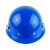 埠帝红钢纸电焊头戴式焊帽焊接焊工帽全脸隔热防飞溅 蓝色安全帽自带卡槽