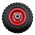 实心橡胶工业脚轮 得胜10寸万向轮带刹车 3.50-4实心橡胶轮 定向轮 滑轮 单轮