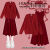 浔菲衣服冬季女妈妈新款毛衣大码装套装2024宽松时尚红色收腰连衣裙两 红色毛衣 S 建议80-95斤