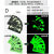 疏散指示标志 安全出口指示牌地滑小心台阶夜光墙贴疏散通道标志警告灭火器标识牌地贴逃生禁止贴纸栓有电 10个灭火器墙贴q11 14x29cm