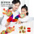 煦贝乐端午节六一节手工diy材料舞龙舟吉祥物幼儿园折纸中国风儿童玩具