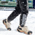 安赛瑞 冰爪防滑鞋套 雪地冰面10齿 简易鞋链雪爪 黑色L码 25610