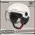 翼仟3C认证男士电动车头盔骑行安全帽四季通用电瓶摩托车冬季 3C白色（可拆卸护耳-短镜片）