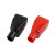 电瓶桩头PVC绝缘保护套蓄电池防尘帽汽车电池接头胶套 FL154572红色