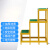 杰安达JAD 玻璃钢绝缘凳 可移动式电力电工安全检修平台 三层绝缘梯凳120*30*50cm