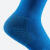 迪卡侬青少年棒球袜防护运动袜透气舒适长筒纯色靛青31~34码-4748293