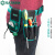 世达工具包维修安装水电工双肩单肩背大容量手提式拉杆腰包95181 95190/专业双开口工具包[17寸]