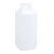 密封100ml塑料瓶方形液体水剂瓶100g毫升透明试剂瓶 60ml乳白色小口配红盖 2个装