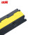 冰禹 电缆保护槽线槽板 线槽减速带压线板 PVC盖板一线槽 1000*260*60mm 1个 BYxx-97