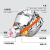 惠利得鸿兴邦安消防面具火灾防烟防毒防火面罩酒店宾馆TZL30国标3C认证 红色