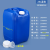 ReLAB加厚料塑料废液桶蓝色白色塑方桶化工方桶堆码桶分装桶实验室耐酸碱废液桶5L/10L/25L 25L废液桶（蓝色）B款 含内盖