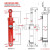 定制双向液压油缸重小型升降5吨底座泵站电动重型一体手动油缸液压缸 63X35X1200