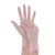申旭 一次性PVC手套 12寸 无粉 加长型 100只/袋 真空装 透明 M码 