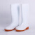 耀王防水防油防耐酸碱雨靴清洁卫生靴实验室雨鞋 白色PVC 46 