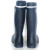 沸耐笙 FNS-33423 高筒水鞋防滑耐磨养殖水产雨鞋 黑色L(41-42) 1双