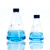 蜀牛罗口三角烧瓶 具塞三角瓶 螺口锥形瓶 带盖细菌培养瓶 50/100 150ml