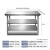 米逡单层不锈钢工作台厨房操作台灶台架一层打荷台饭店切菜桌打包装台 三层工作台 150x60x80cm